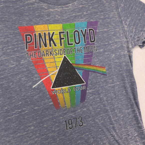 Pink Floyd Dark Side of the Moon Band Graphic T Shirt Womens Size Large L Gray - Picture 4 of 9